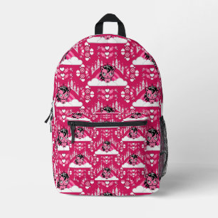 Niedliches rosa Einhornland und Schloss Bedruckter Rucksack