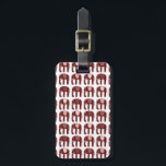 Niedliches rosa Elefantenmuster Gepäckanhänger<br><div class="desc">Mit diesem freundlichen Gepäckanhänger können Sie sich für Ihren Urlaub vorbereiten - Sie können Ihre Kontaktdaten auf der anderen Seite hinzufügen oder ein Single-Seitendesign auswählen. Handgezeichnetes Design von mir für Sie! Ändern Sie die Farbe oder den Schriftart der Schrift, wie Sie möchten. Karo in meinem Shop für mehr Muster oder...</div>