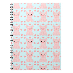 Niedliches rosa Farbmuster Notizblock