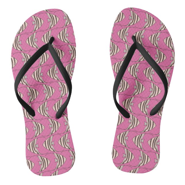 Niedliches Rosa Flip Flops (Fußbett)
