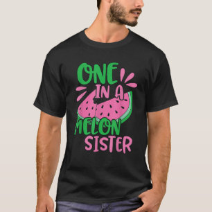 Niedliches Rosa im Melon Sister Watermelon T-Shirt