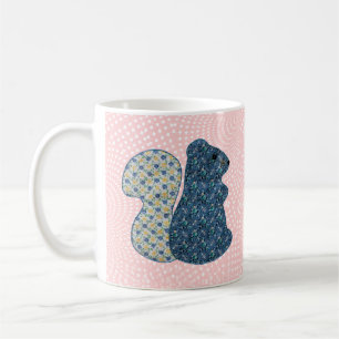 Niedliches rosa Land-Art-Eichhörnchen-Baby-Mädch Tasse