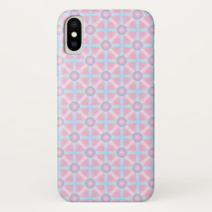 Niedliches rosa, Lila und hellblaues Muster Case-Mate iPhone Hülle