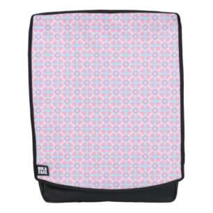 Niedliches rosa, Lila und hellblaues Muster Rucksack