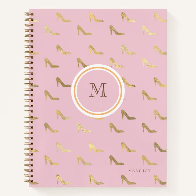 Niedliches Rosa-Notebook Notizbuch (Vorderseite)