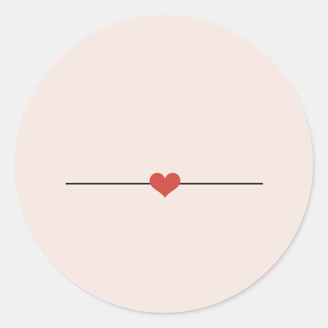Niedliches Rosa Runder Aufkleber (Vorderseite)