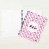 Niedliches rosa Schweinemuster Personalisiertes Ad