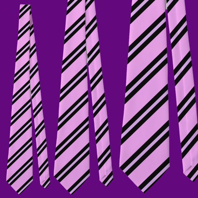 Niedliches rosa Streifen Muster Krawatte (Von Creator hochgeladen)