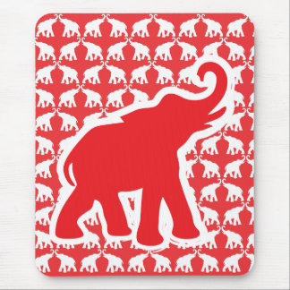 Niedliches Rotes Elefantenmousepad Mousepad