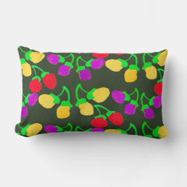 Niedliches Rotes Gelbes Berries Kissen Kissen Kiss