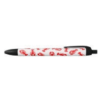 Niedliches rotes Hummer-Tier-Muster