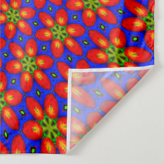 Niedliches rotes Muster Wandteppich