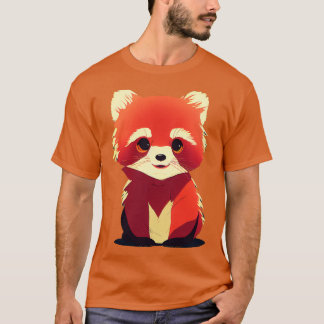Niedliches Rotes Panda 13 T-Shirt