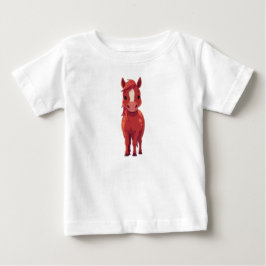 Niedliches Rotfuchs-Pferd | Kinder Weißes T-Shirt