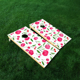 Niedliches Rotkirschmuster