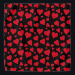 Niedliches Rotkopfmuster Schwarz Halstuch<br><div class="desc">Zeigen Sie Ihrem Haustier viel Liebe mit diesem Niedlichen Red Hearts Muster Art Black Pet Bandana.  Es ist mit einem schwarzen Hintergrund entworfen und Sie können sich an die Lieblingsfarbe Ihres Haustieres anpassen.   Sie können Ihren Hund oder Ihre Katze mit der Bandana und sie können Ihre Liebe fühlen!</div>