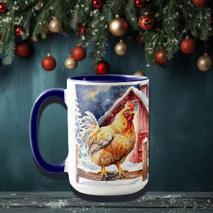 Niedliches rustikales Weihnachtsgebäck Tasse