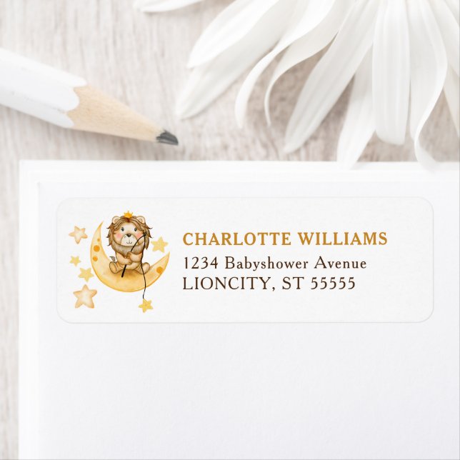 Niedliches Safari Lion Baby Shooting Rücksendesieg (Insitu)