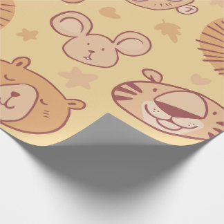 Niedliches Safari-Papier Geschenkpapier