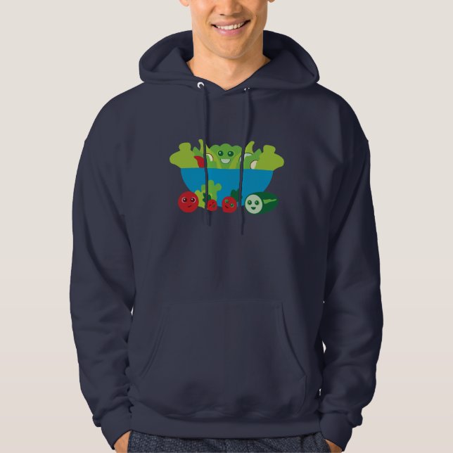 Niedliches Salat Hoodie (Vorderseite)