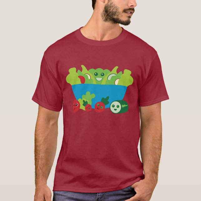 Niedliches Salat T-Shirt (Vorderseite)