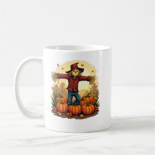 Niedliches Scarecrow Fall Harvest Pumpkin Patch T- Kaffeetasse