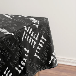 Niedliches Schachbrettspiel Kindergeburtstag Party Tischdecke