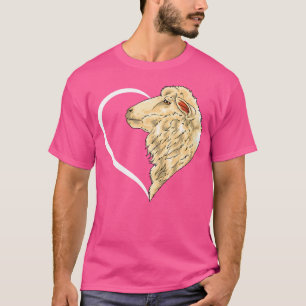 Niedliches Schafherz T-Shirt