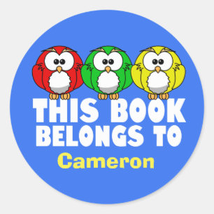 Niedliches Schälchen dieses Buches Runder Aufkleber