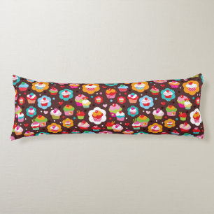 Niedliches Schalen-Kuchen-Muster Seitenschläferkissen