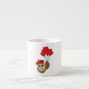 Niedliches Schellen mit Herzblasen Espressotasse