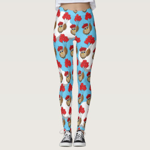 Niedliches Schellen mit Herzblasen Leggings