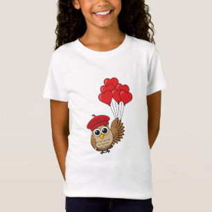 Niedliches Schellen mit Herzblasen T-Shirt