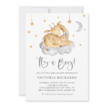 Niedliches Schlafen Giraffe Gray Es ist eine Baby-