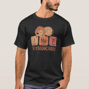 Niedliches Schlaftier Periodischer Tisch Funny Nap T-Shirt