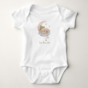 Niedliches Schlafverhalten Baby Strampler