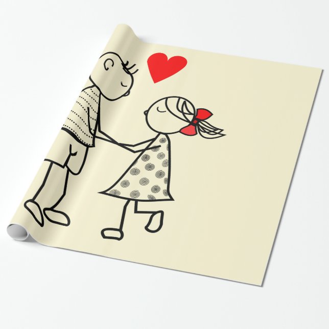 Niedliches Schleifpapier Geschenkpapier (Ungerollt)