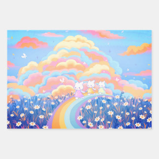 Niedliches Schleifpapier Geschenkpapier Set