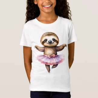 Niedliches Schleppballerina Tanzballett T-Shirt