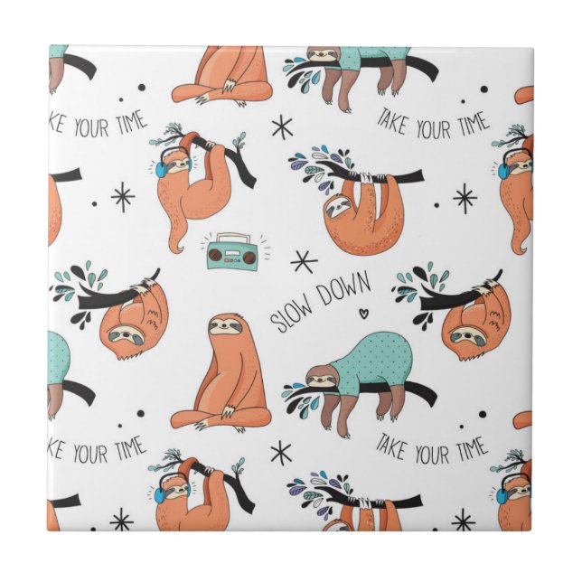 Niedliches Schlitzmuster Fliese (Vorderseite)