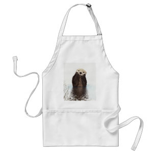 Niedliches, schmeichelhaftes Otter Schürze