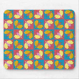 Niedliches Schmetterlingsmuster Mousepad