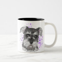 Niedliches Schnauzer-Hundezeichnen