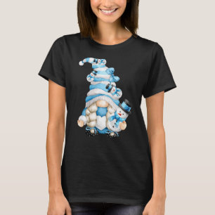Niedliches Schneeballspiel für Schneemann und Wint T-Shirt