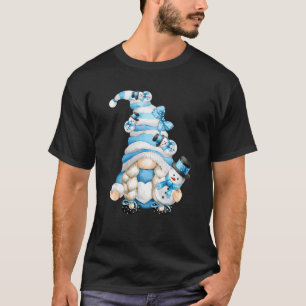Niedliches Schneeballspiel für Schneemann und Wint T-Shirt