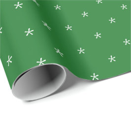 Niedliches Schneeflocken-Muster Weihnachten Geschenkpapier