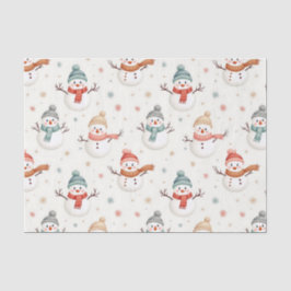 Niedliches Schneemobil Seidenpapier