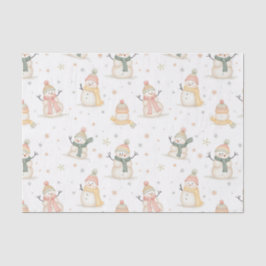 Niedliches Schneemobil Seidenpapier