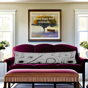 Niedliches, schönes ash-graues Kunstdesign Seitenschläferkissen