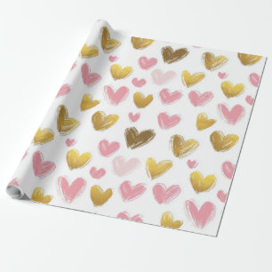 niedliches schönes Muster für den Valentinstag Geschenkpapier